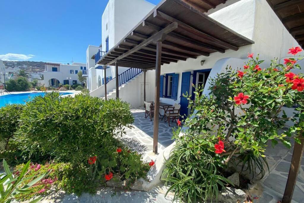 Pigeon House Ornos Beach Mykonos Town Exteriör bild
